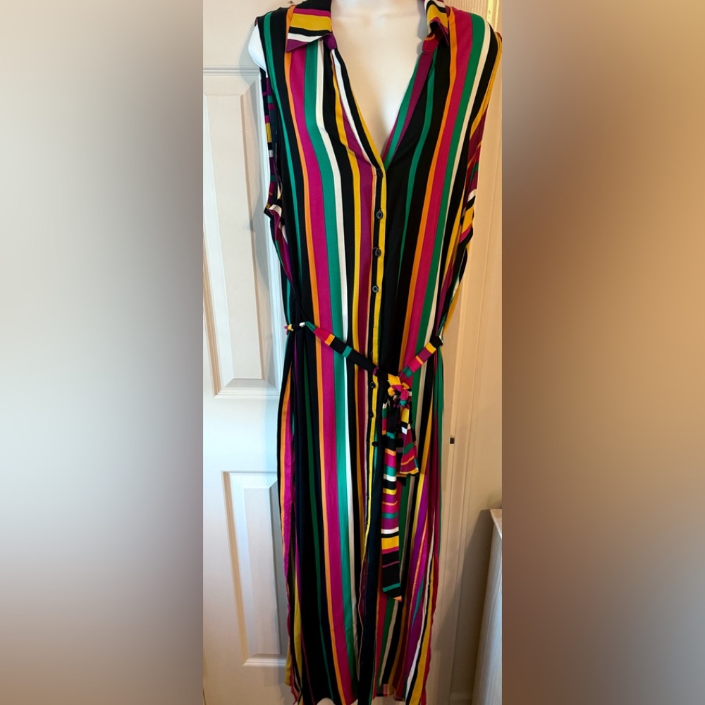 NWT Torrid Multi-Colored Sleeveless Dress